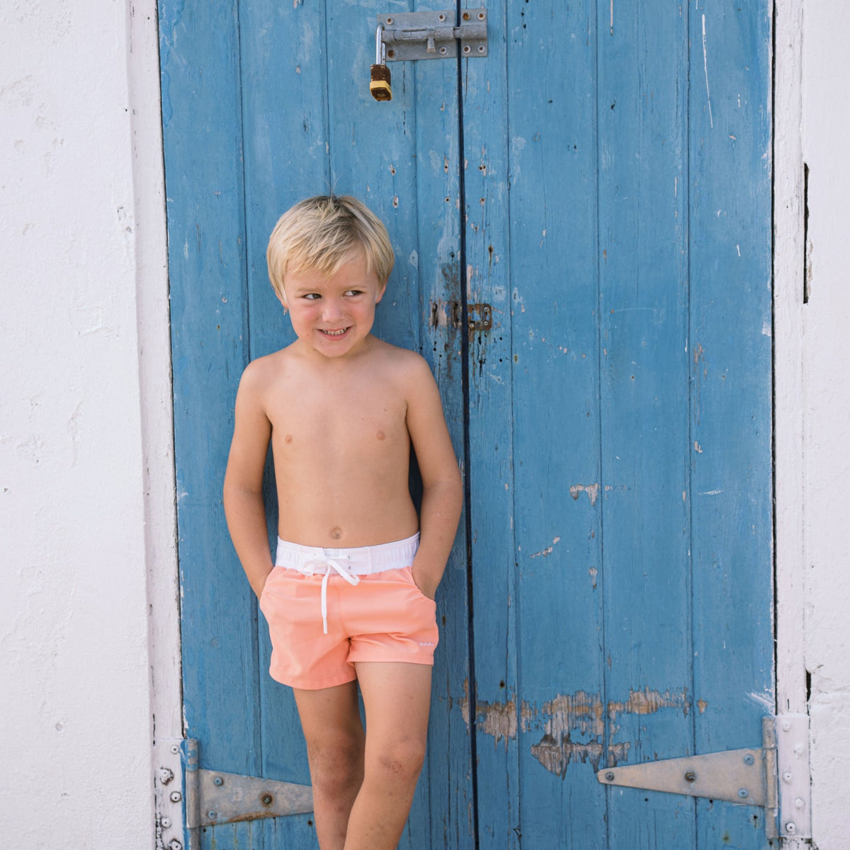 Boys Calypso Coral Boardie