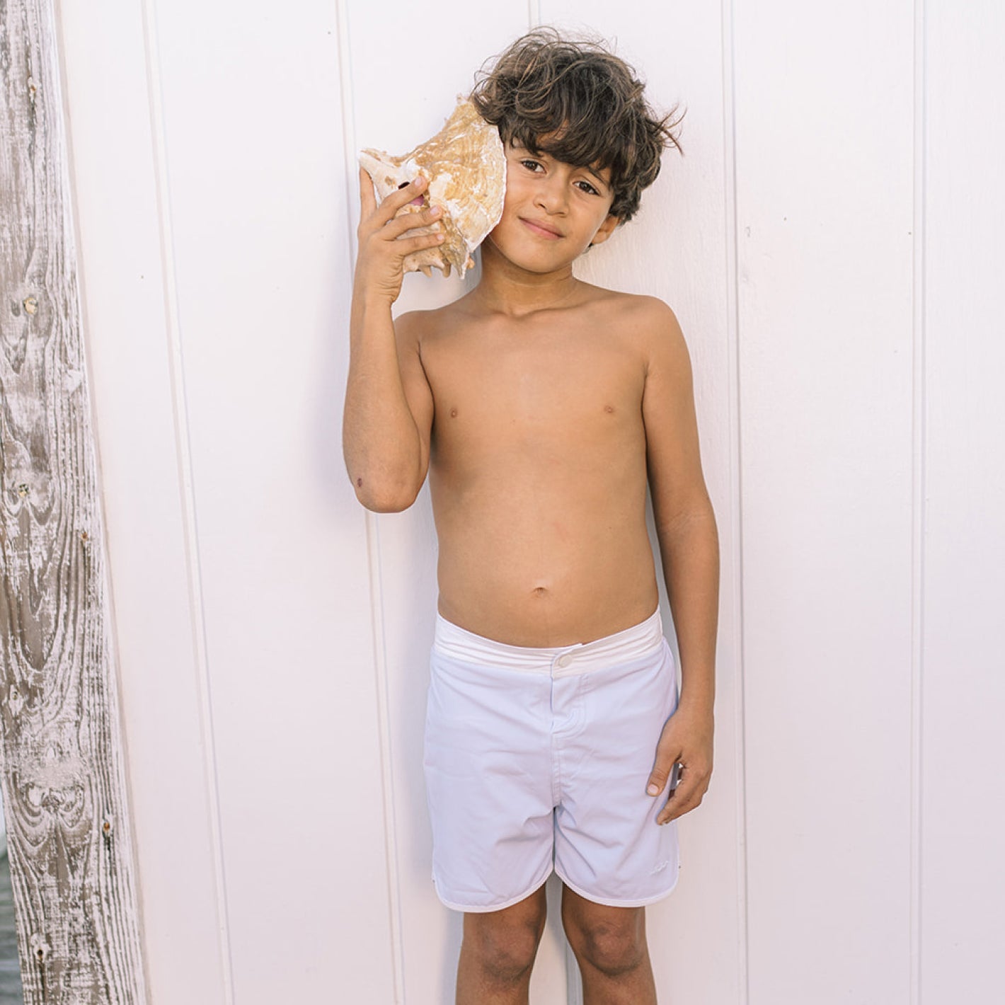 Boys Bay Lavender Board Short