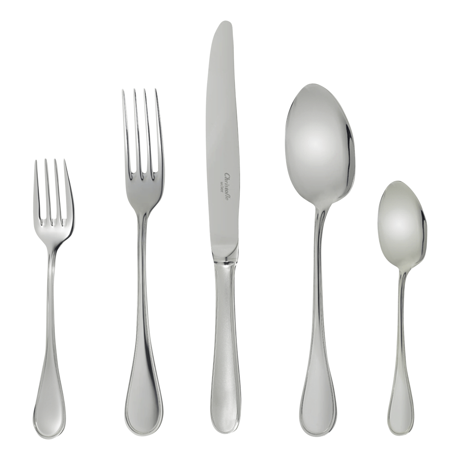5-Piece Flatware Set, Steel Albi