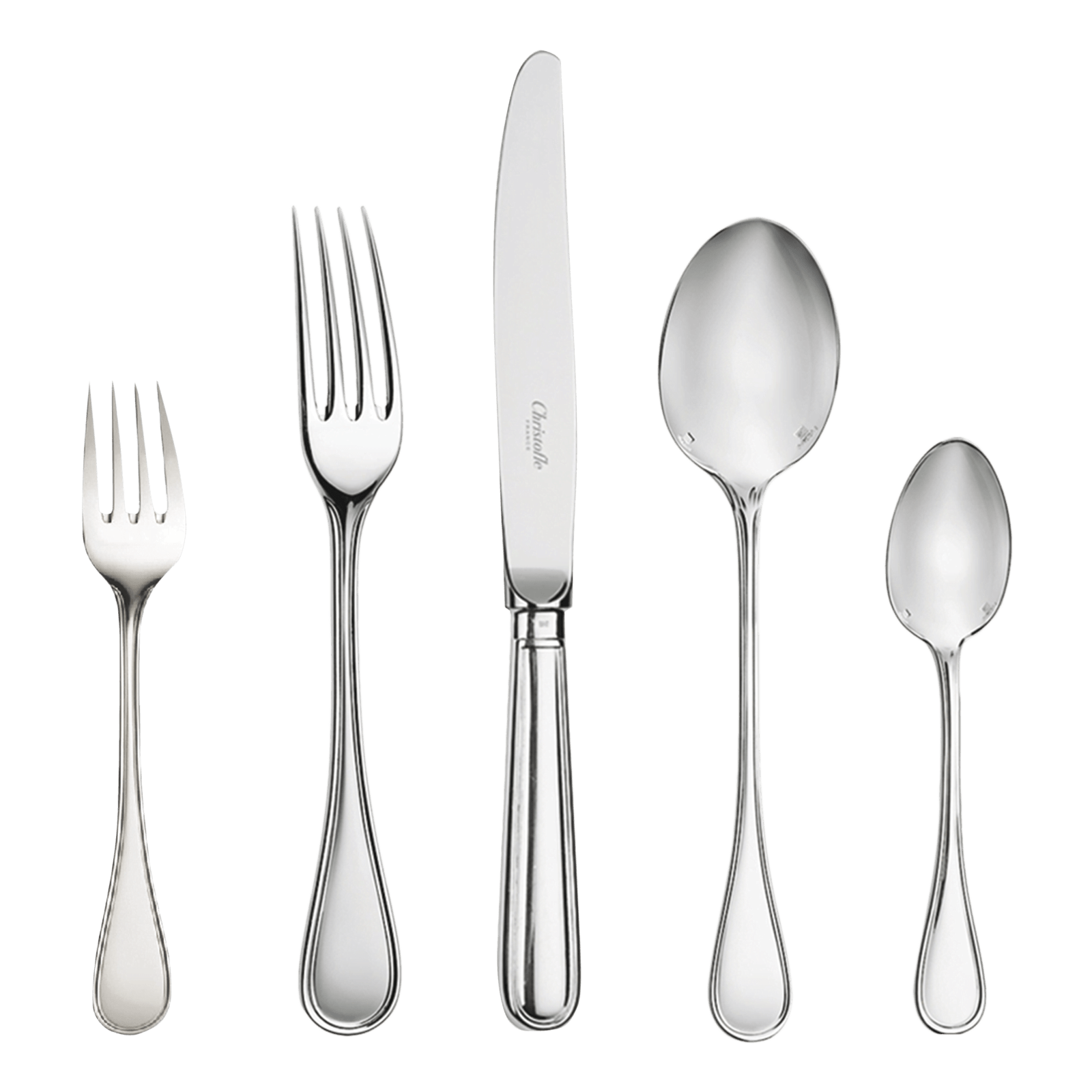 5-Piece Silver-Plated Flatware Set Albi