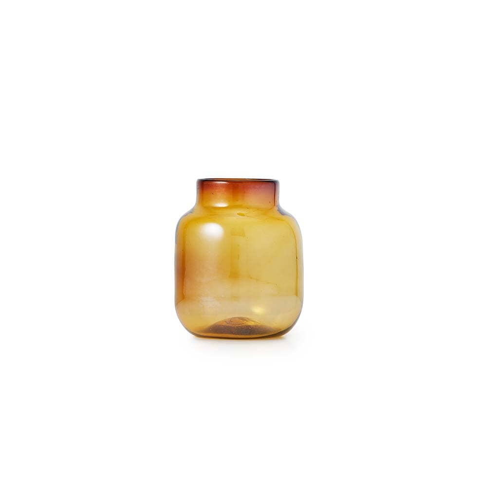 Iridescent Amber Apothecary Vase Tabletop St. Frank Standard 