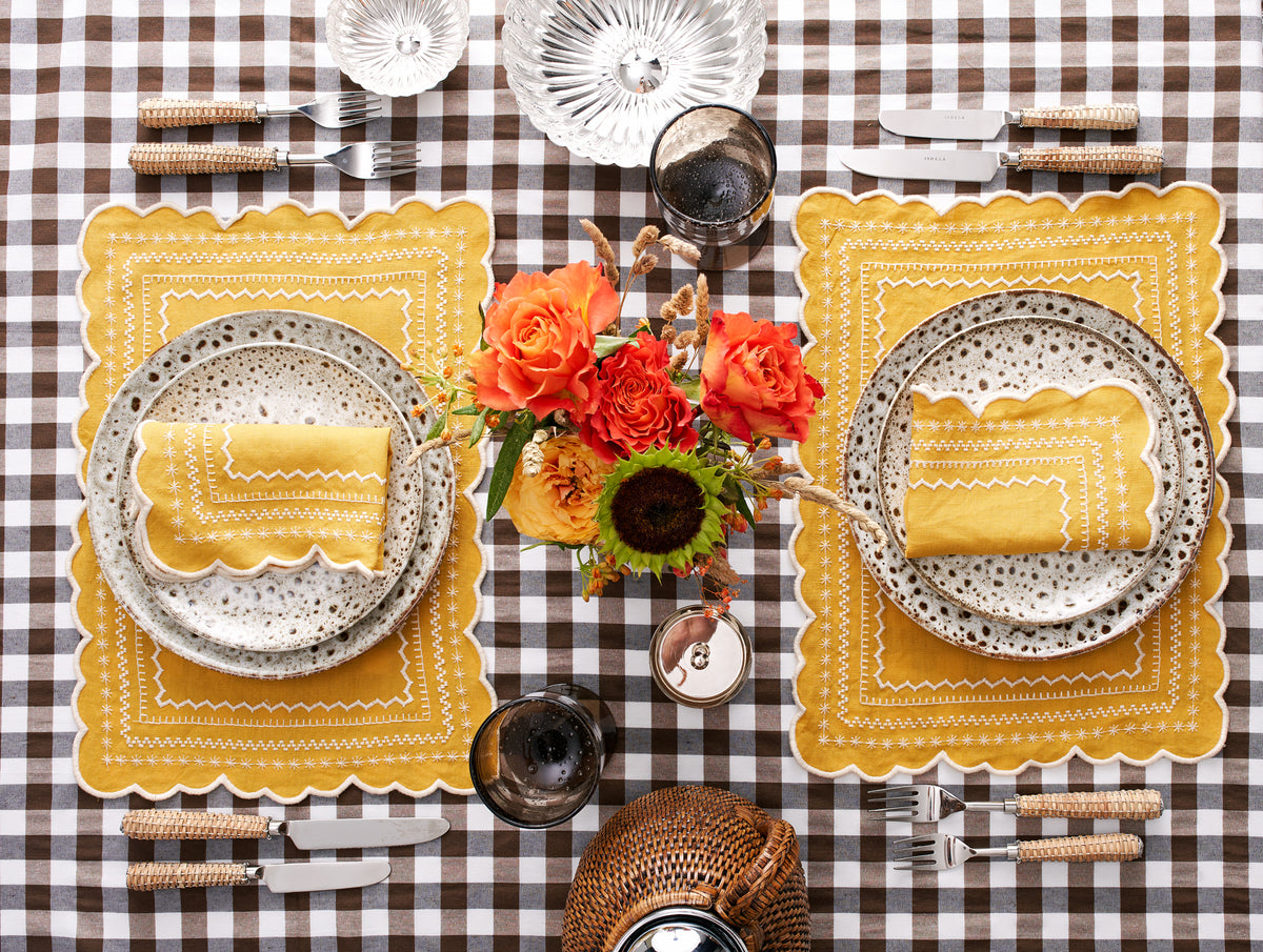 Isabelle Placemat in Mustard