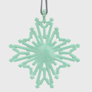 Baguette Snowflake Hanging Ornaments Boxed Set in Sherbet