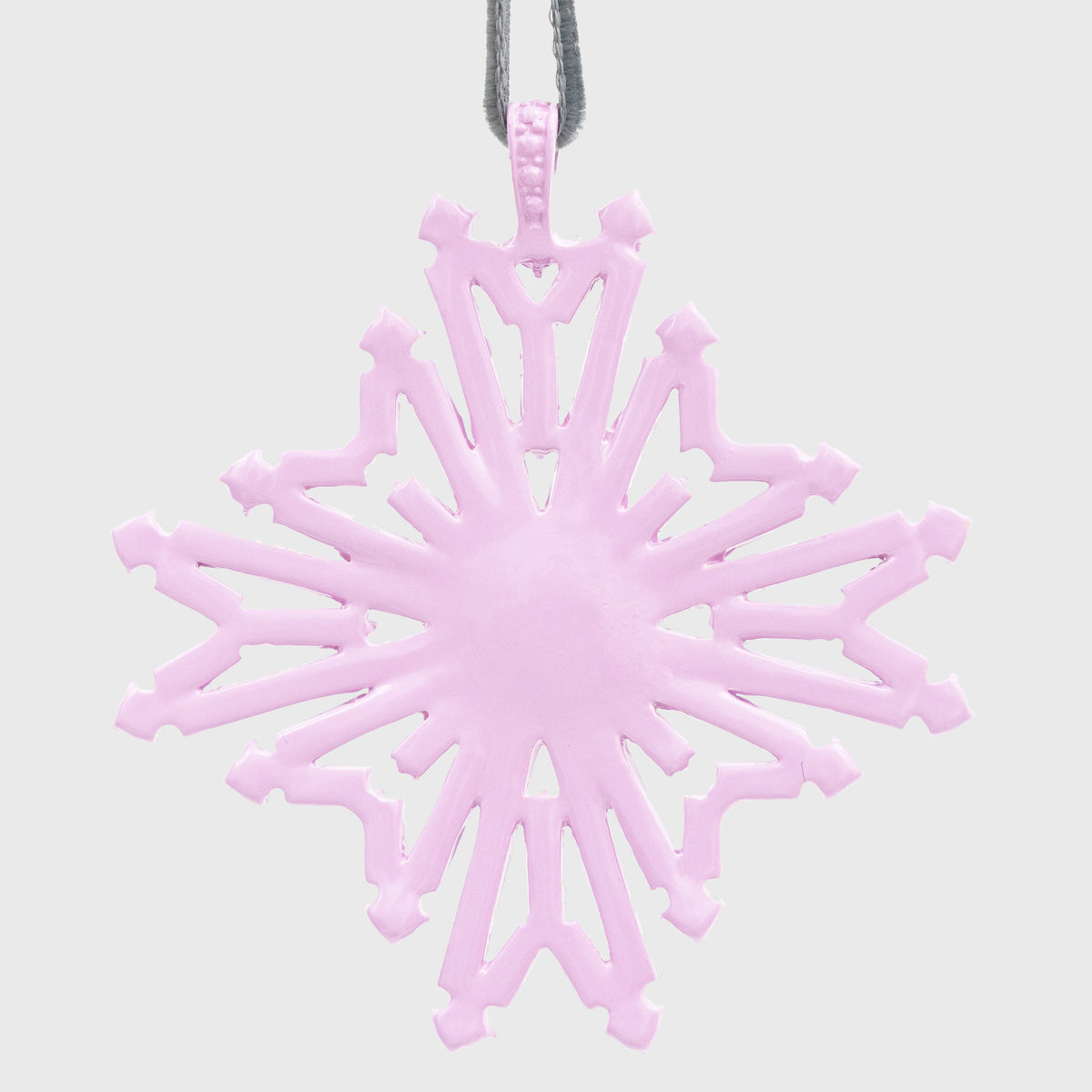 Baguette Snowflake Hanging Ornaments Boxed Set in Sherbet