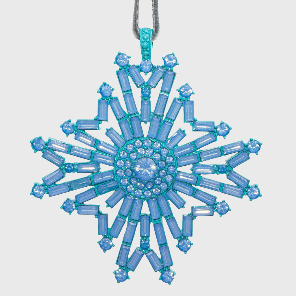 Baguette Snowflake Hanging Ornaments Boxed Set in Sherbet