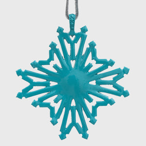 Baguette Snowflake Hanging Ornaments Boxed Set in Sherbet