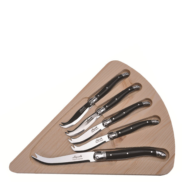 5-Piece Cheese Set in Black