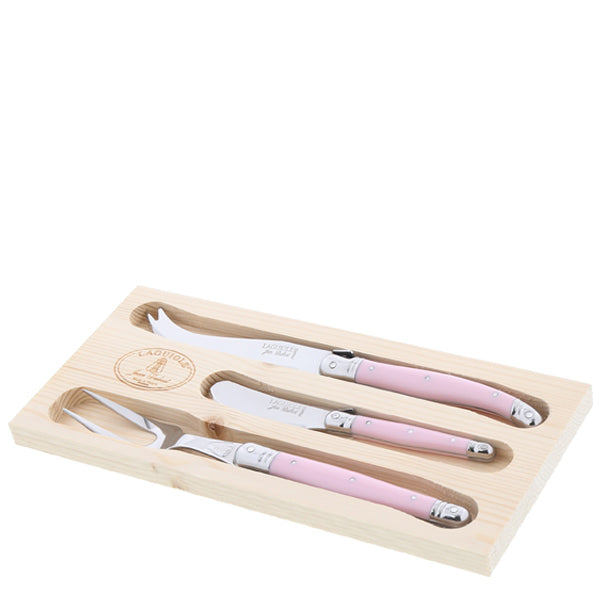 3-Piece Cheese Set Pink | Over The Moon