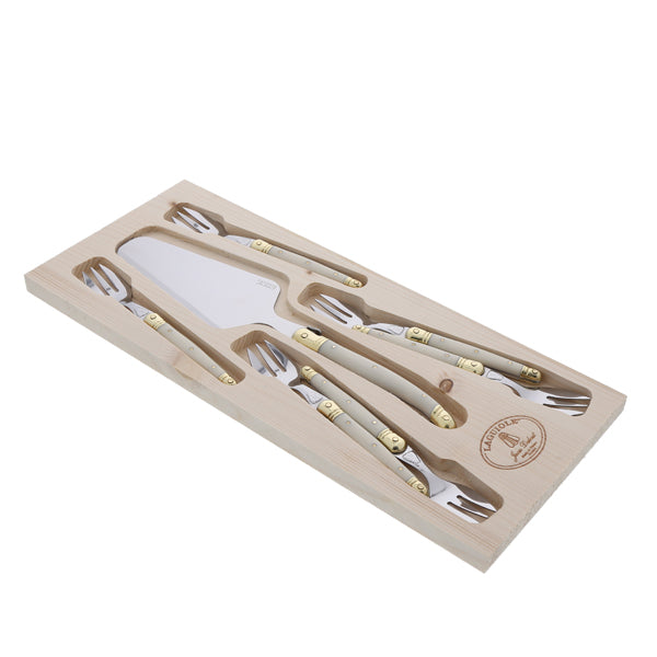 メダル彫刻セット LES CHEFS-D'OEUVRE 7-Piece Cake Set in Ivory | Over The Moon