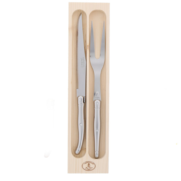 Carving Set in Stainless Steel