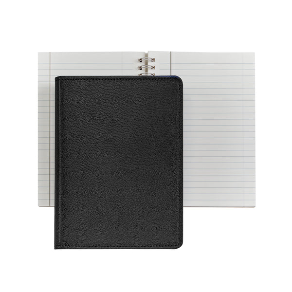 7in Notebook 7-Inch Wire-O-Notebook in Goatskin Leather | Over The Moon
