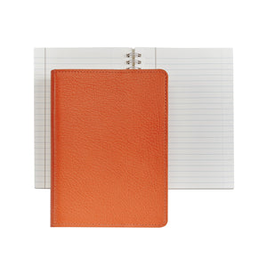 7-Inch Wire-O-Notebook in Goatskin Leather