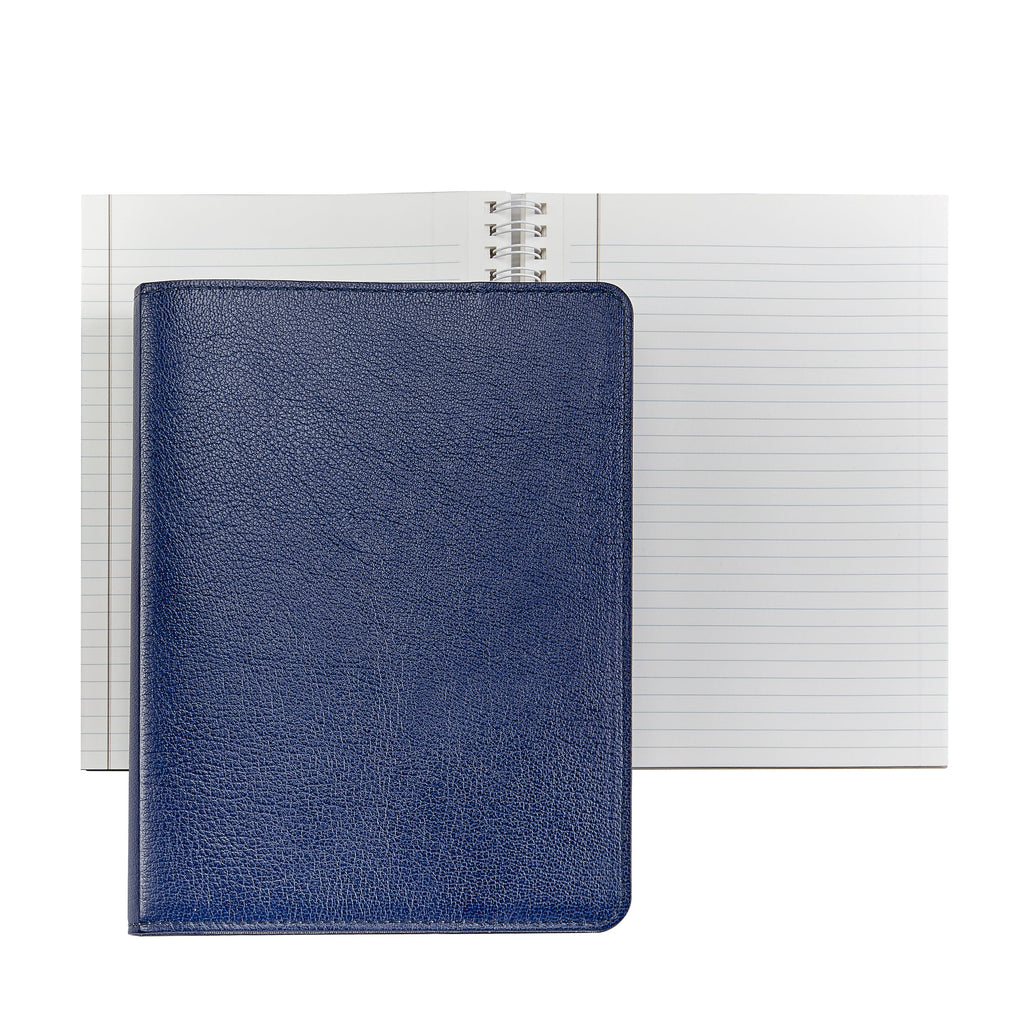 9-Inch Wire-O-Notebook in Goatskin Leather