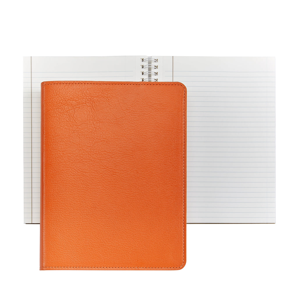 9-Inch Wire-O-Notebook in Goatskin Leather