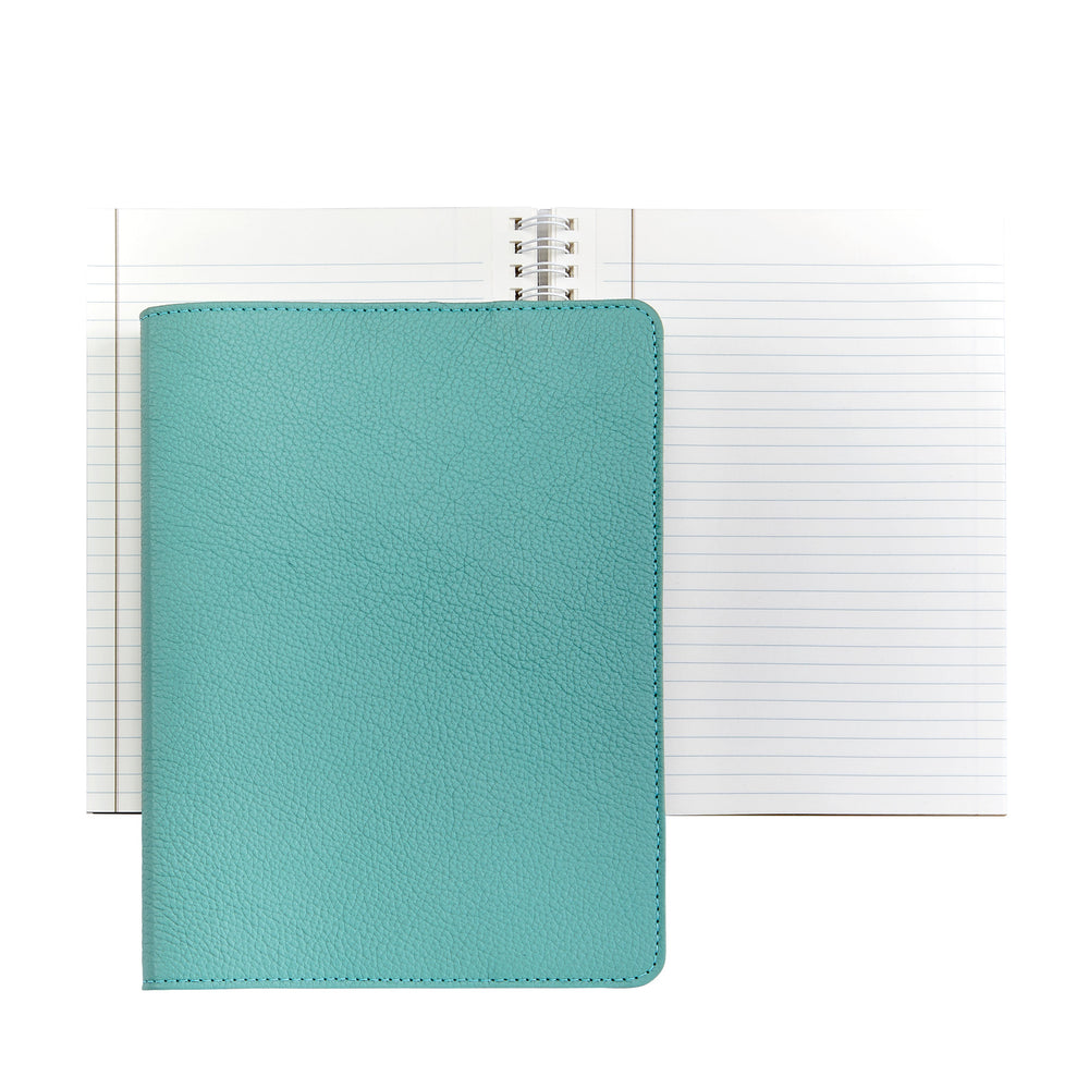 9-Inch Wire-O-Notebook in Goatskin Leather