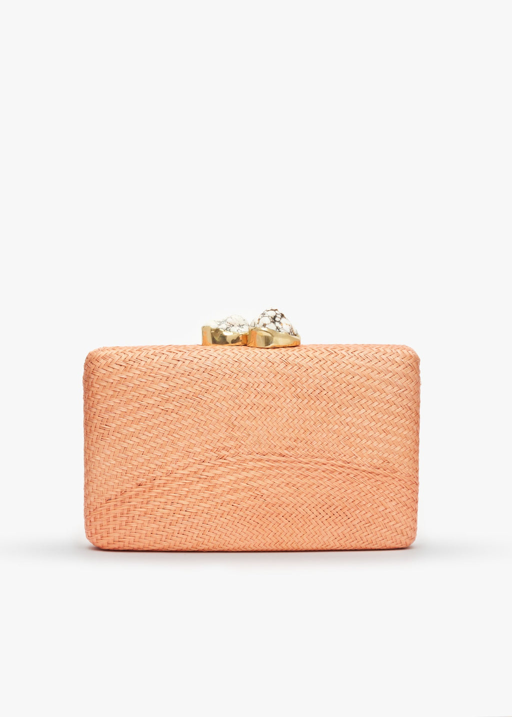 Jen Clutch with White Stone