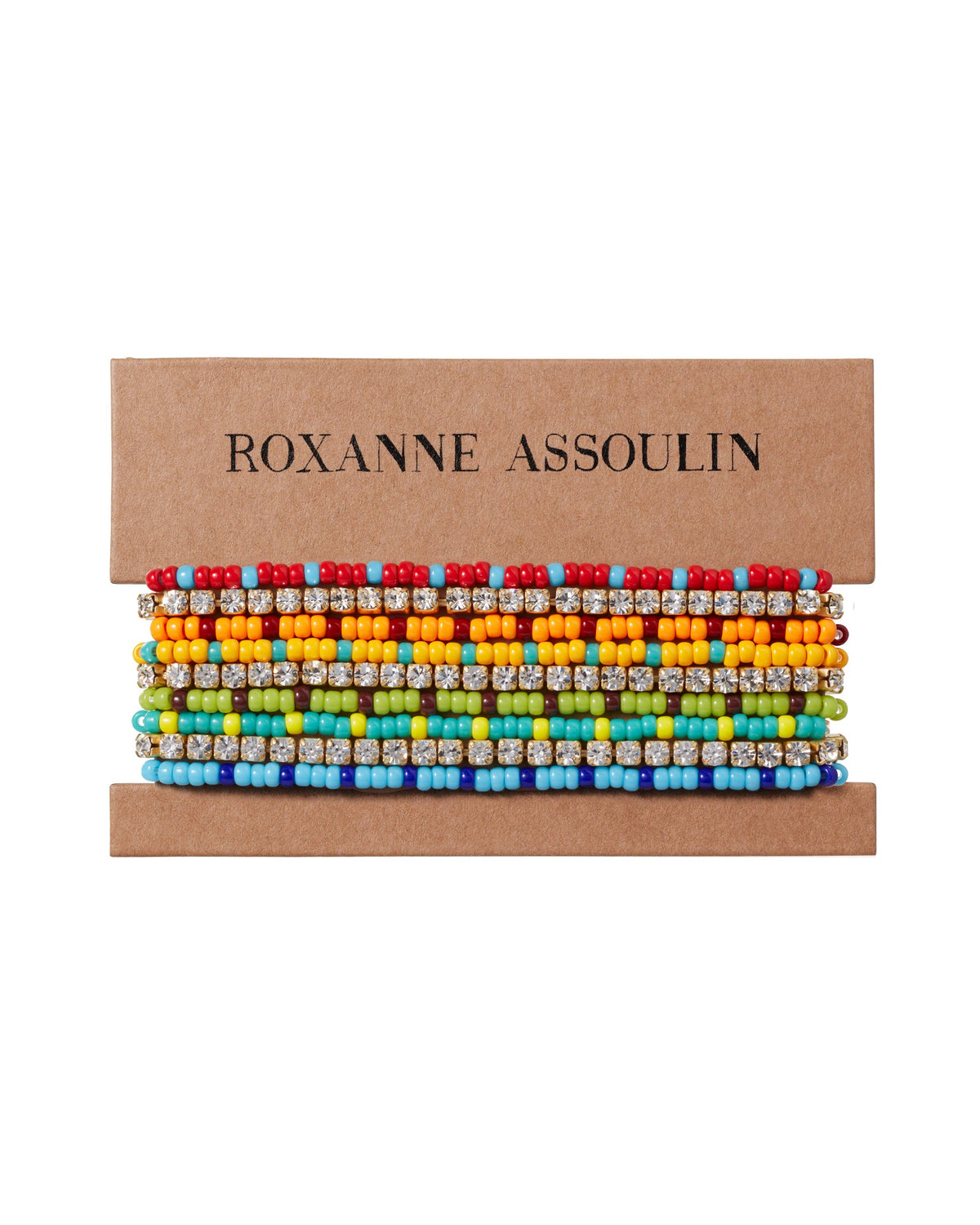 Roxanne Assoulin multi color stretch bracelets 