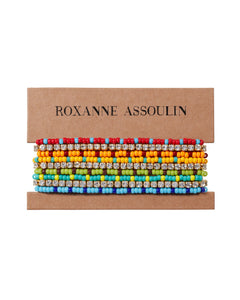 Roxanne Assoulin multi color stretch bracelets 