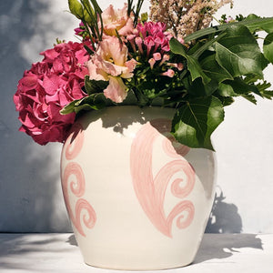 Peacock Pink Cycladic Vase