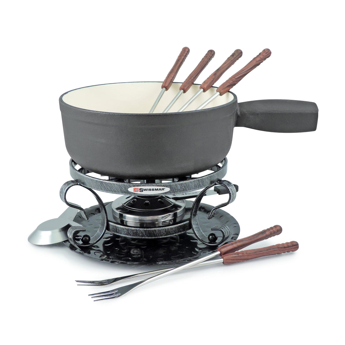Cast Iron Fondue Set