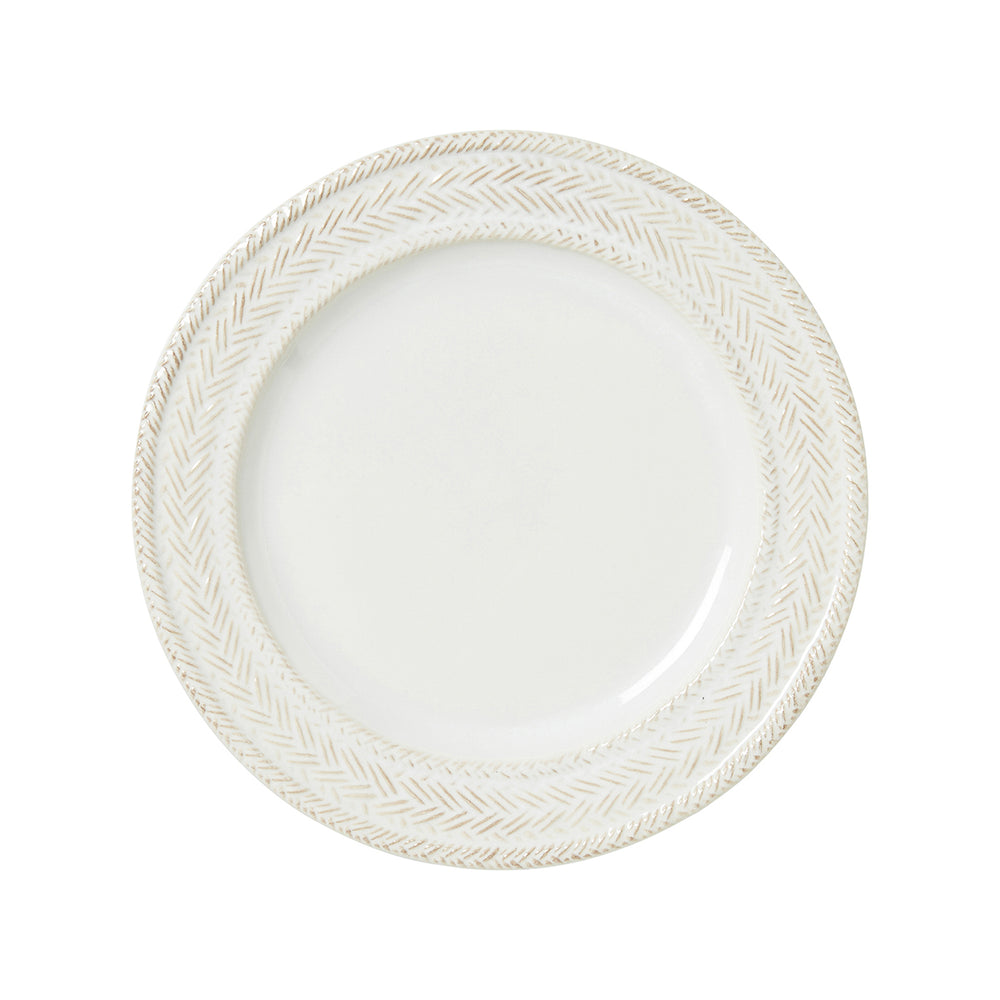 Le Panier Whitewash Dessert/Salad Plate