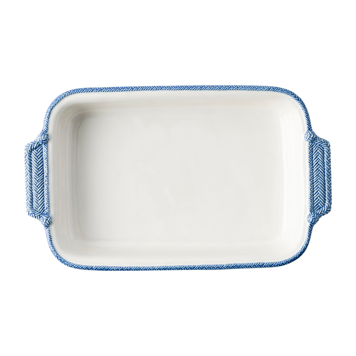 Le Panier White/Delft Rectangular Baker