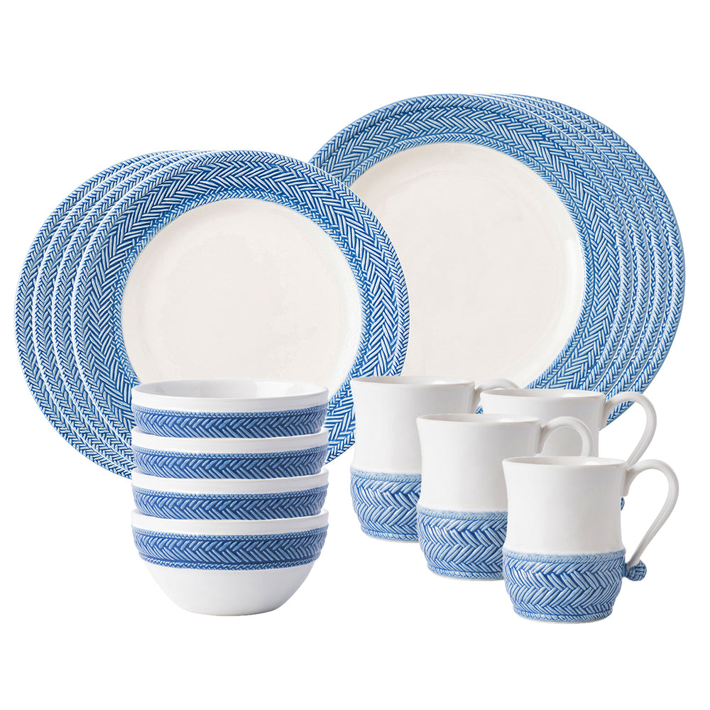 Le Panier White/Delft 16 pc Set