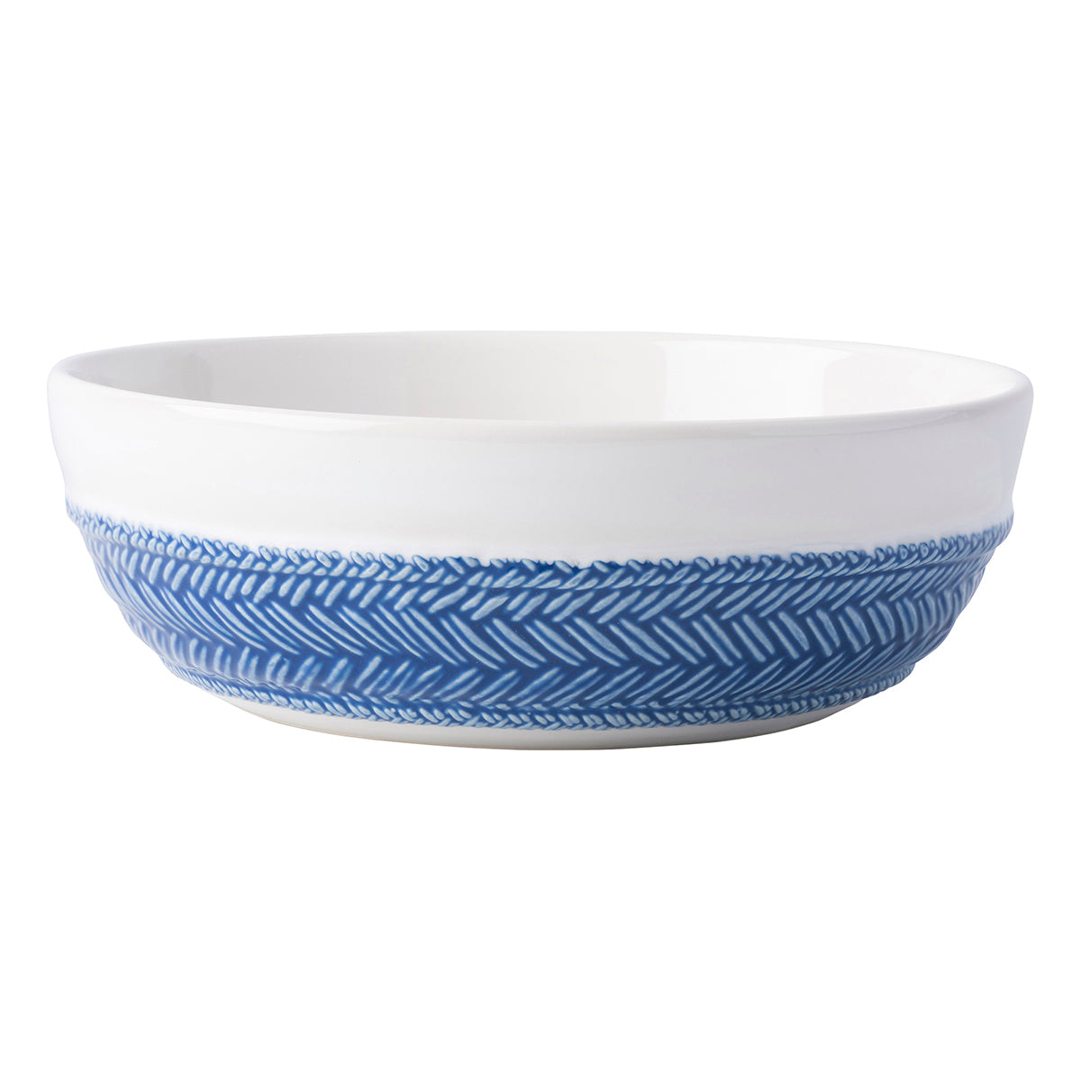 Le Panier White/Delft Coupe Pasta/Soup Bowl