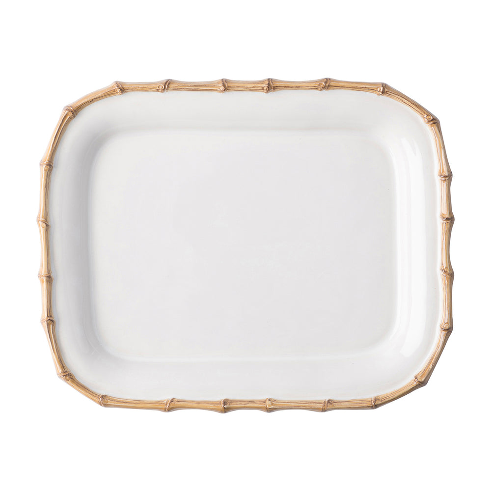 Classic Bamboo Natural 12" Rectangular Platter