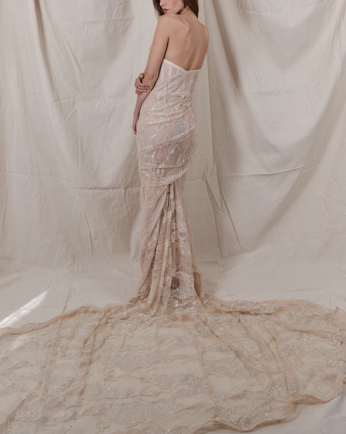 Court Embroidered Gown