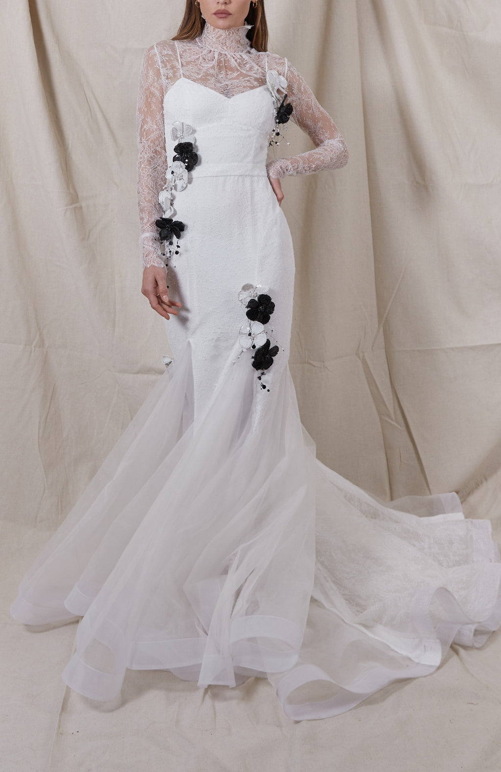 alexis long white dress Alexis Axelle Long Dress in White Embroidery SWANK