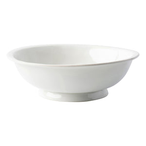 Puro Whitewash Footed Fruit Bowl