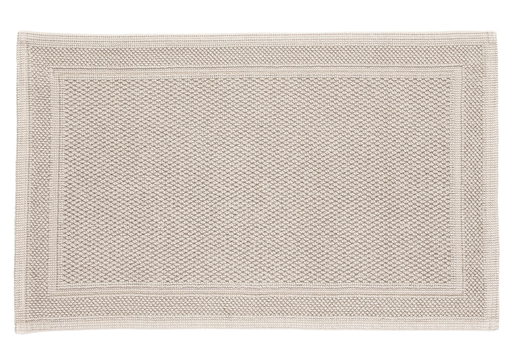 Kassatex Athens Bath Rug Aluminum