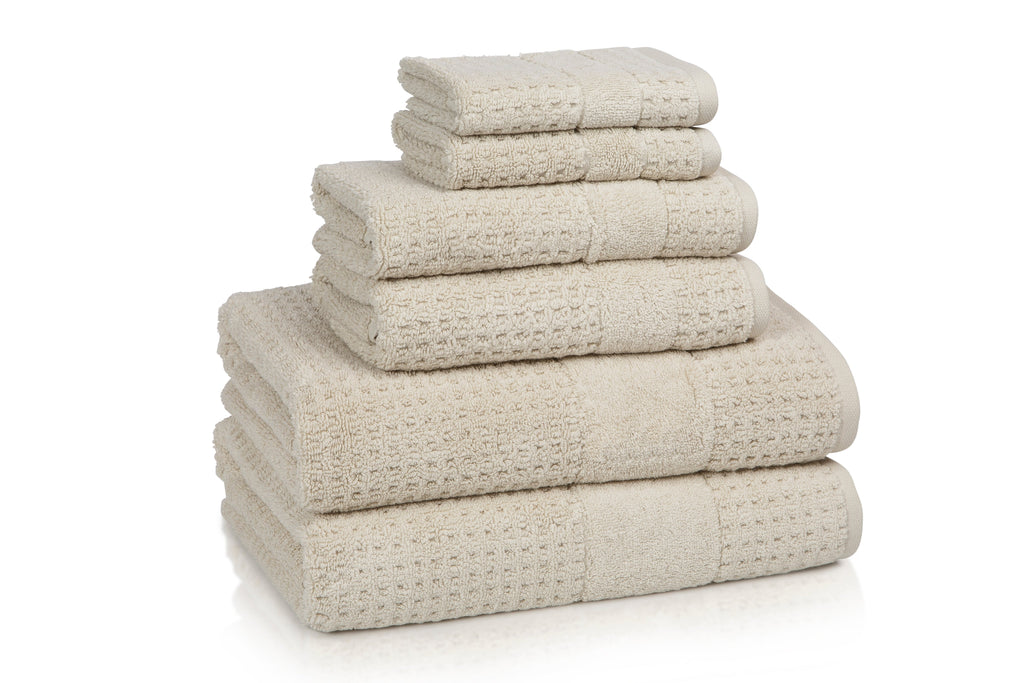 Kassatex Hammam Cotton 6-Piece Towel Set - Misty Sage