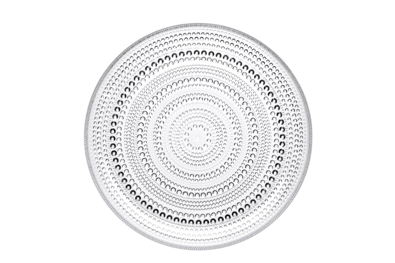 Kastehelmi Medium Plate in Clear