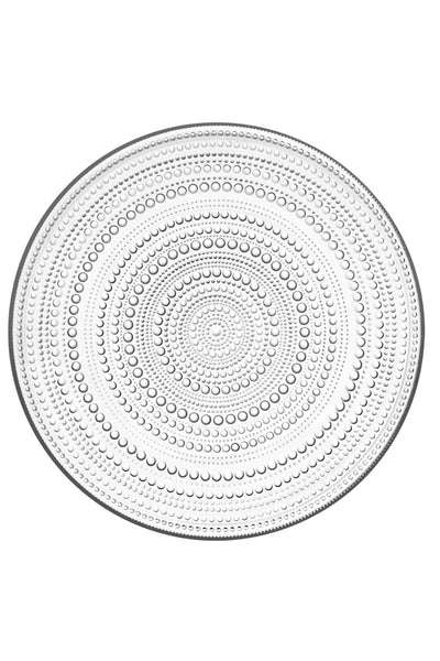 Kastehelmi Large Plate in Clear