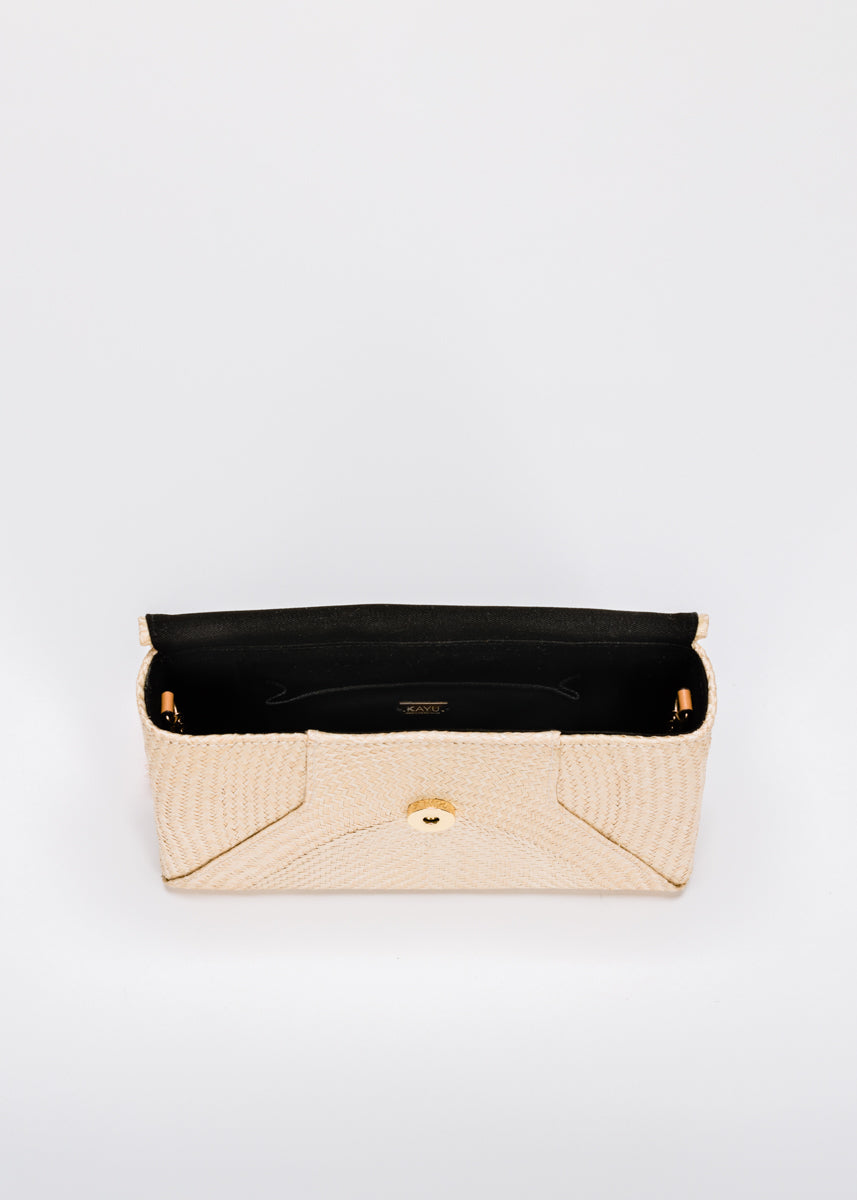 Cassia Straw Clutch Bag