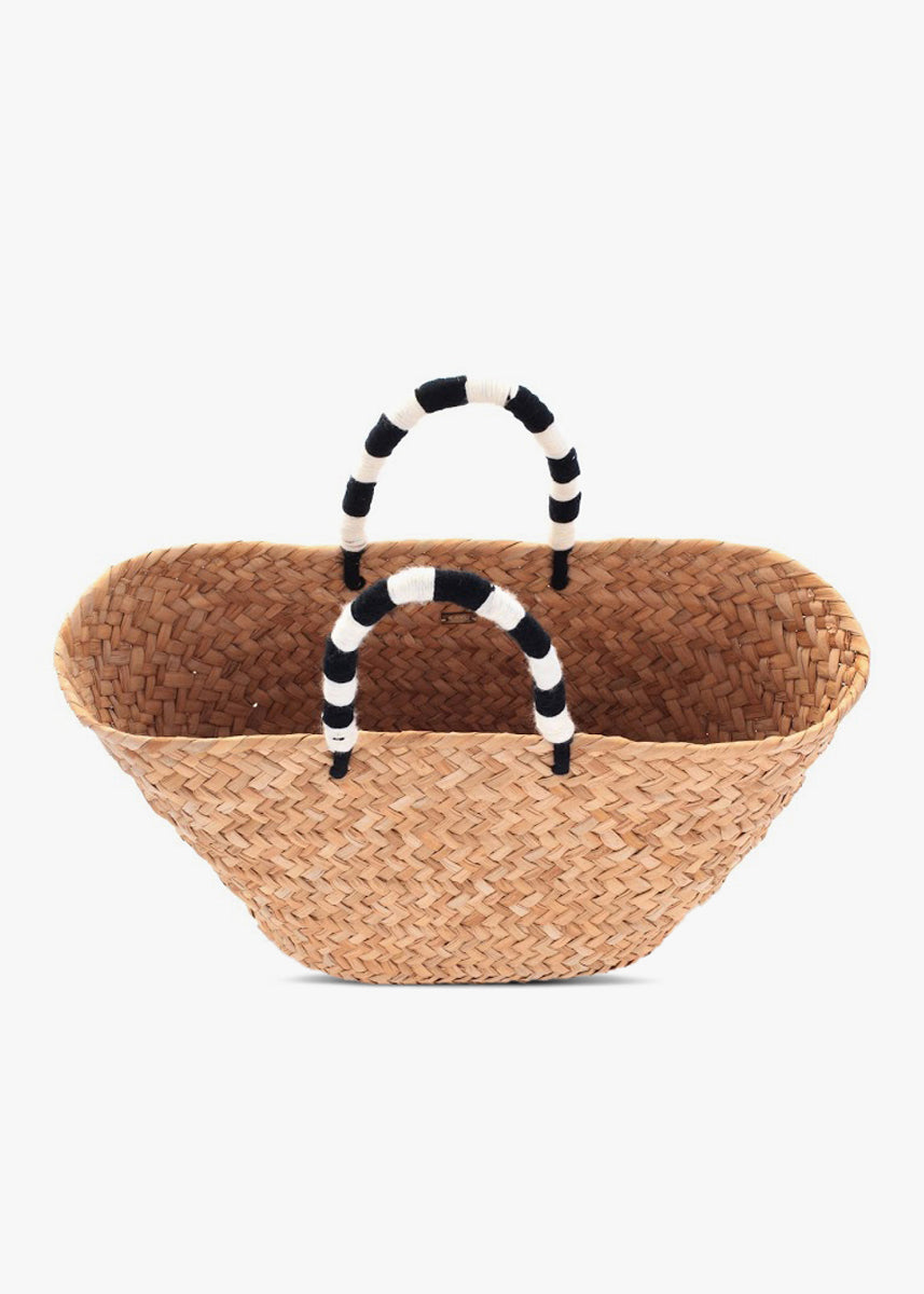 St. Tropez Pom Pom Straw Tote