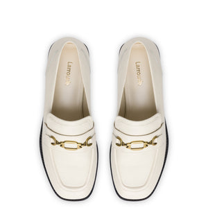 Patricia Loafer In Ivory Leather