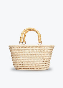 Lea Straw Tote Bag