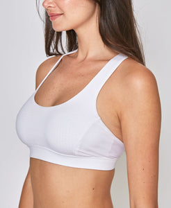 Sports Bra in White