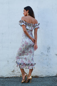 The Lilac Dress in Purple Floral