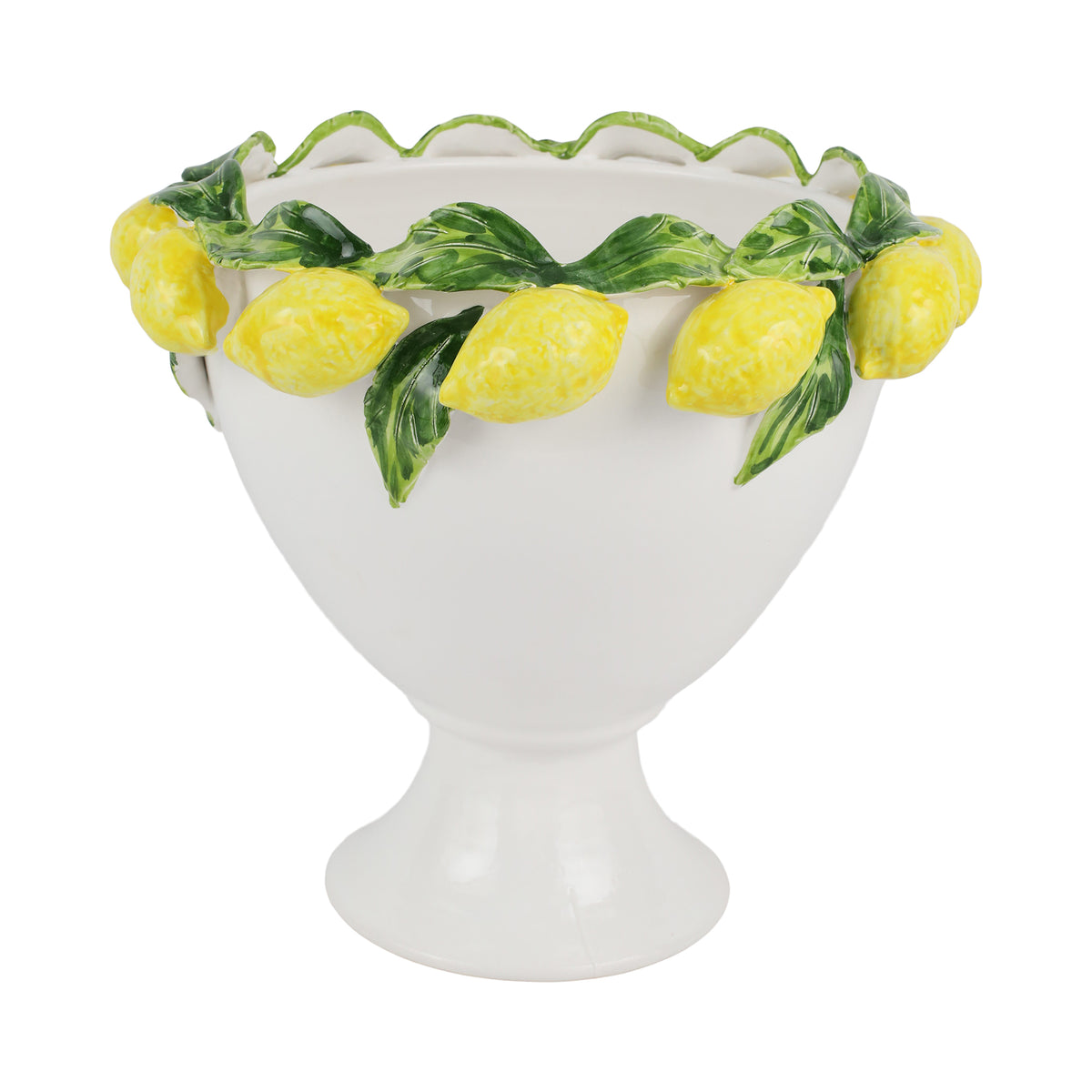 Limoni Figural Footed Planter