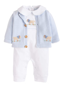 Boy Sheep Crochet Playsuit