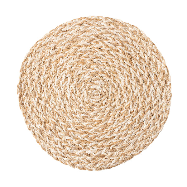 Woven Straw White Placemat