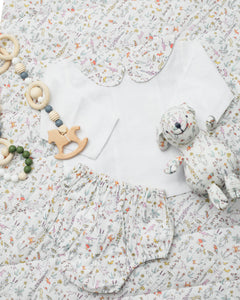 Gift Set In Double Button Blouse And Liberty Theo Bloomer