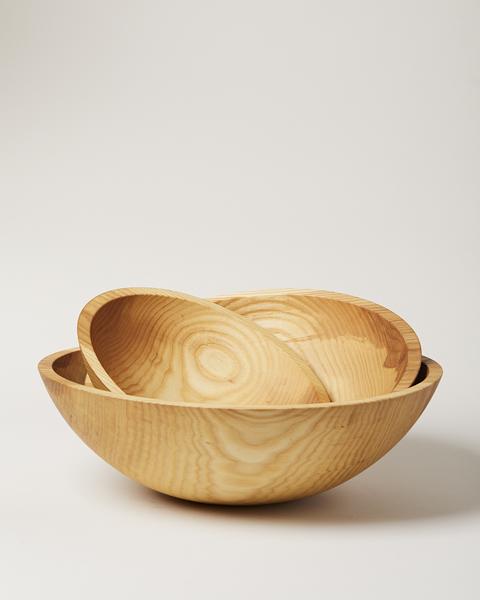 Crafted Wooden Bowl (15-inch)