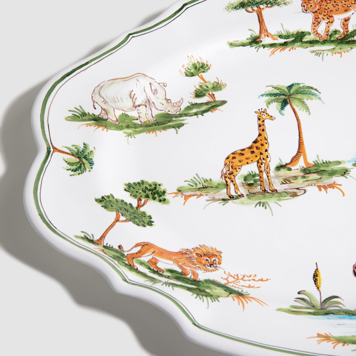 Animaux de la Savane Plat Bondil (Large Platter)