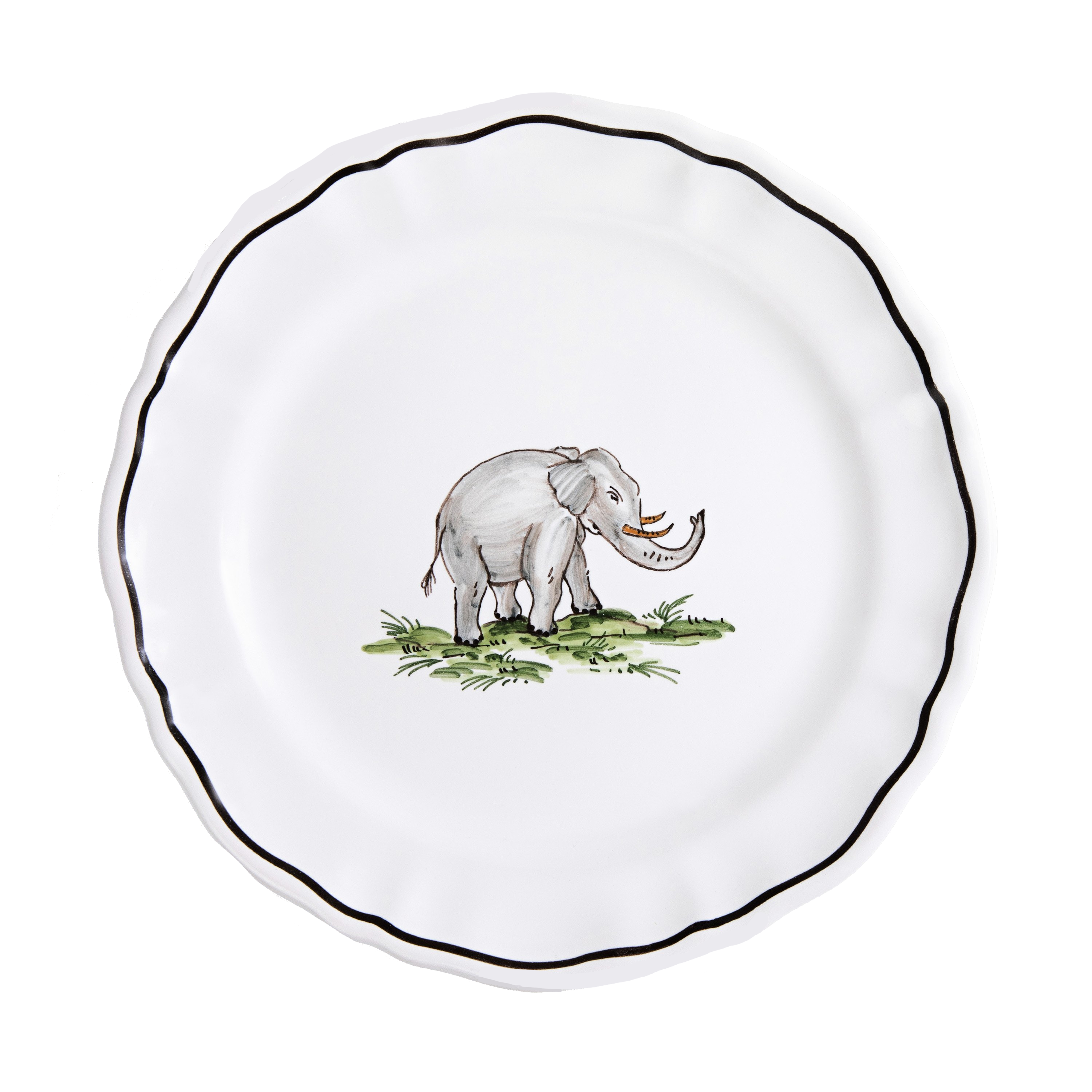 Animaux de la Savane Dessert/Side Plate, Elephant