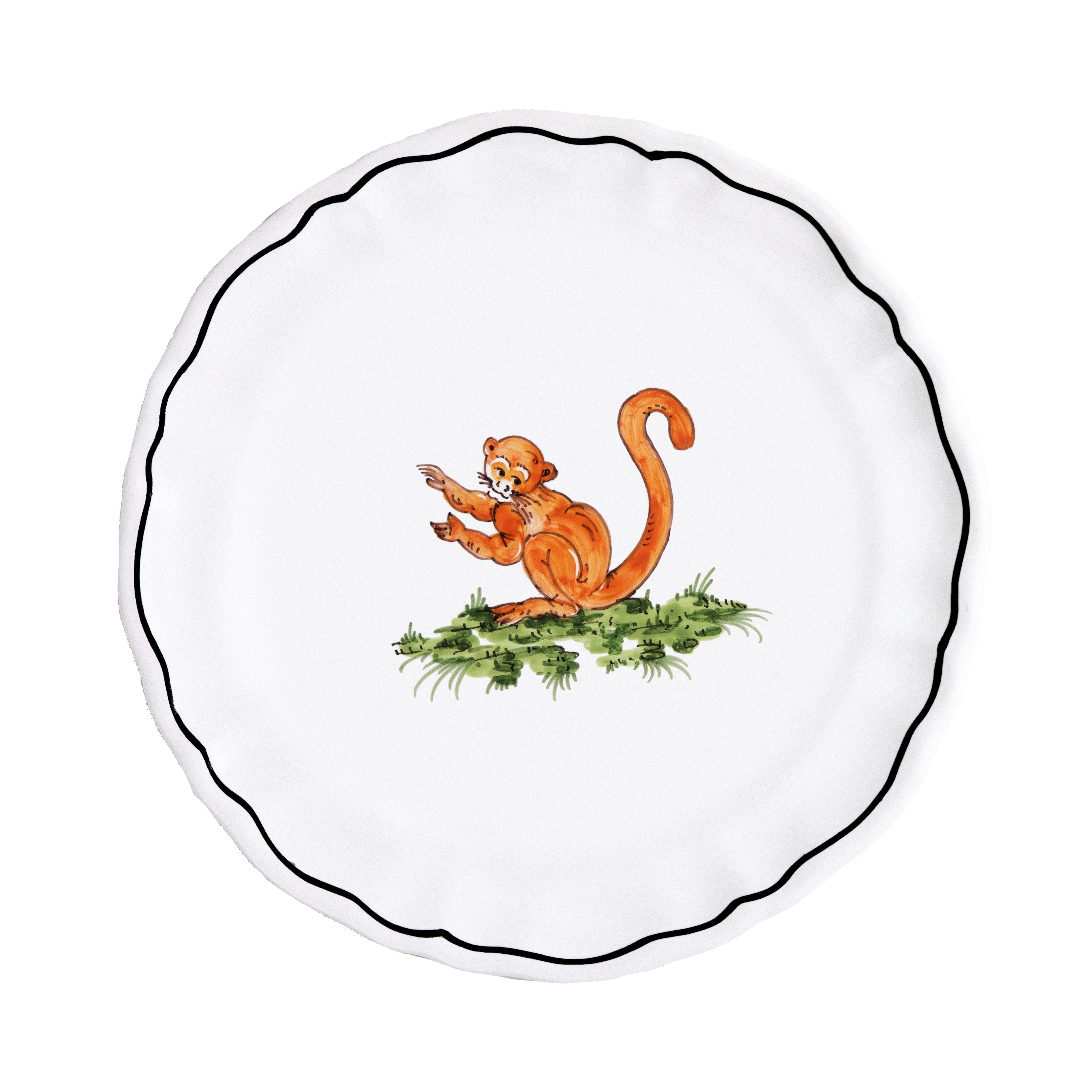 Animaux de la Savane Dessert/Side Plate, Monkey